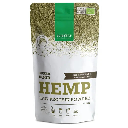 Hemp Raw Protein Powder Bio Purasana 200g